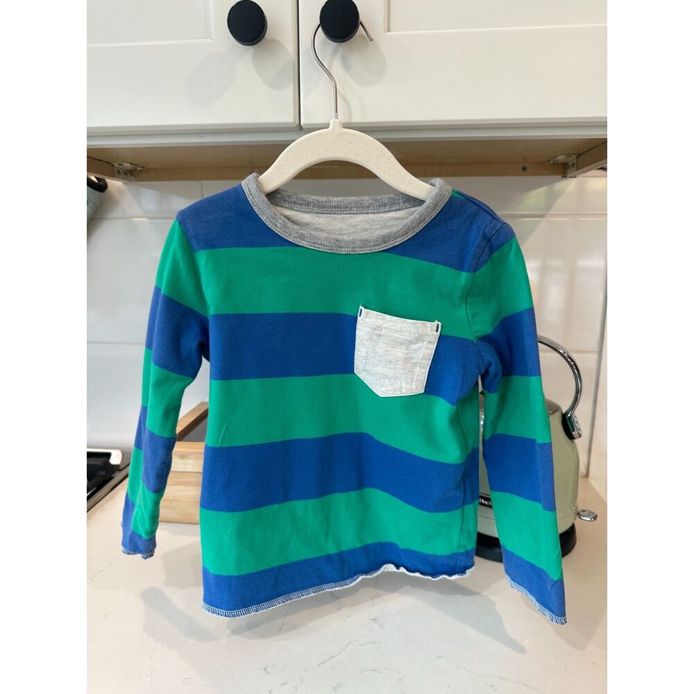 Mini Boden Boys Reversible Long Sleeve Tee 2-3Y